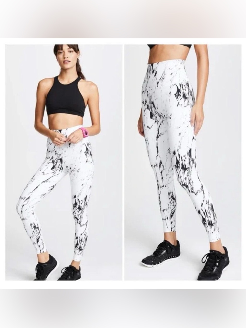 Beyond Yoga Olympus High Waisted Marble Leggings Euc Size Small